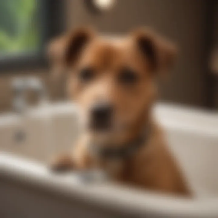 Convenient Maintenance Dog Tub Faucet