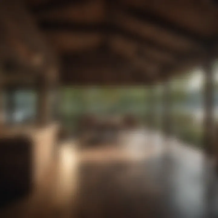 Cozy Lakeside Deck at Lake Jordan Alabama Cabin