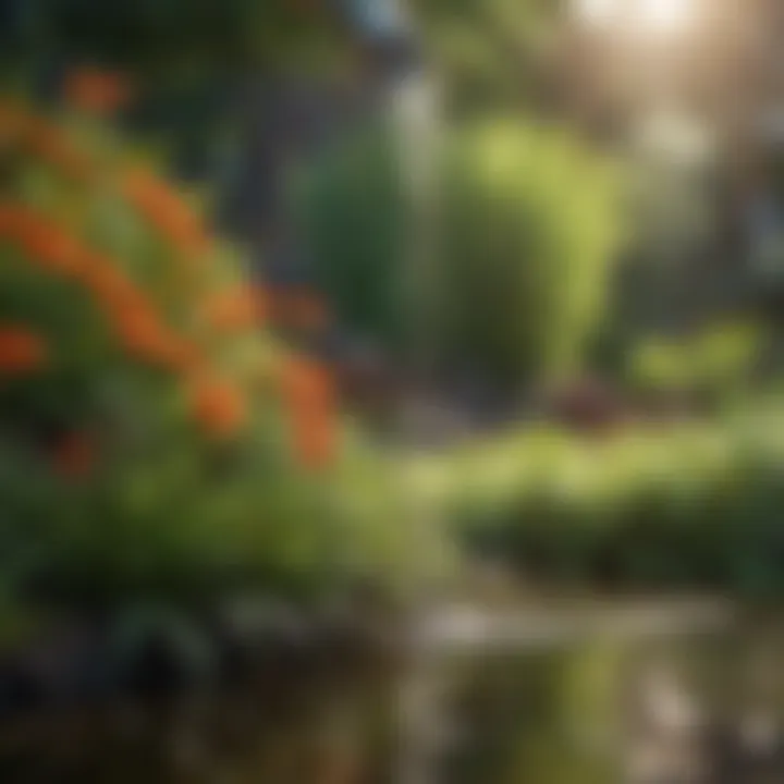 Effective watering techniques for sunlit perennial gardens