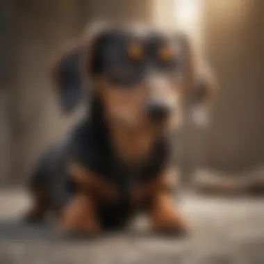 Playful Dachshund Dachshund with a playful expression