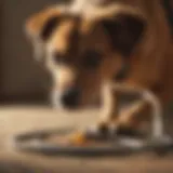 Canine chewing on electrical cord