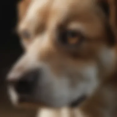 Accurate Diagnosis of Hookworm Infection in Dogs Veterinarian diagnosing hookworm infection in dog