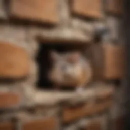 Rodent in wall cavity in a vintage house