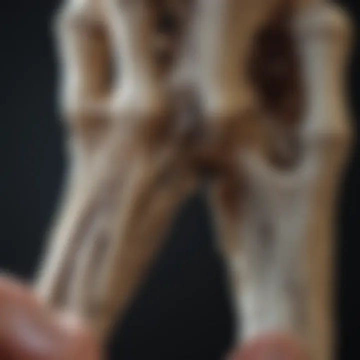 Detailed illustration of hand bone structure