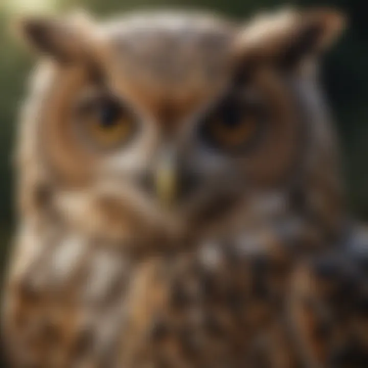 A wise owl embodying wisdom and knowledge