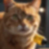 Innovative cat urine odor eliminator spray in a bright setting