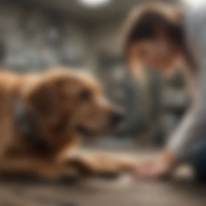 Dog Receiving Emergency Treatment