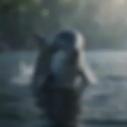 Majestic Dolphin Swimming