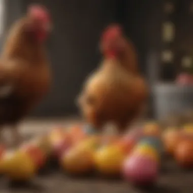 Charming Easter Egger Chicken Breed with Vibrant Eggs Easter Egger Chicken Breed with Colorful Eggs