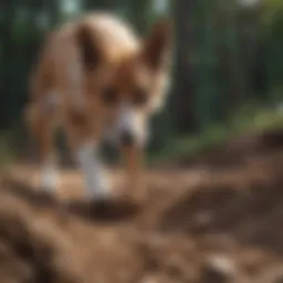 Canine digging deterrents