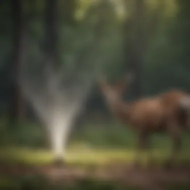 Motion-Activated Sprinkler for Deer