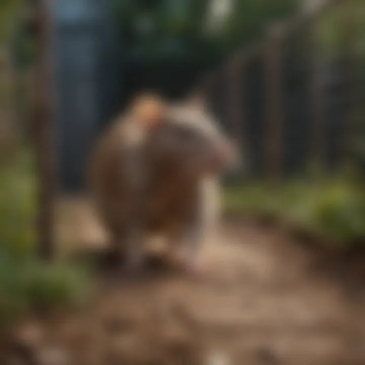 Physical barriers for rodent control such as fences and nets