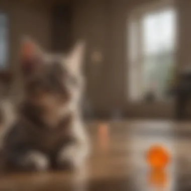 A tranquil environment for kittens to relax