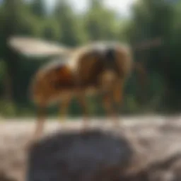 Natural hornet repellent spray