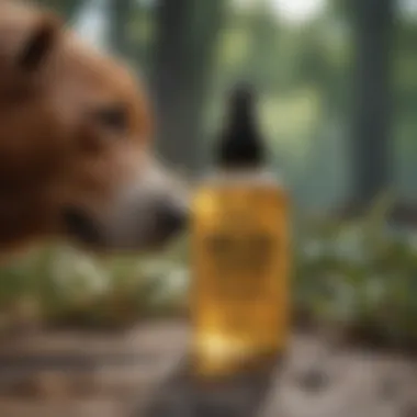 Fresh scented spray for eliminating dog urine odors