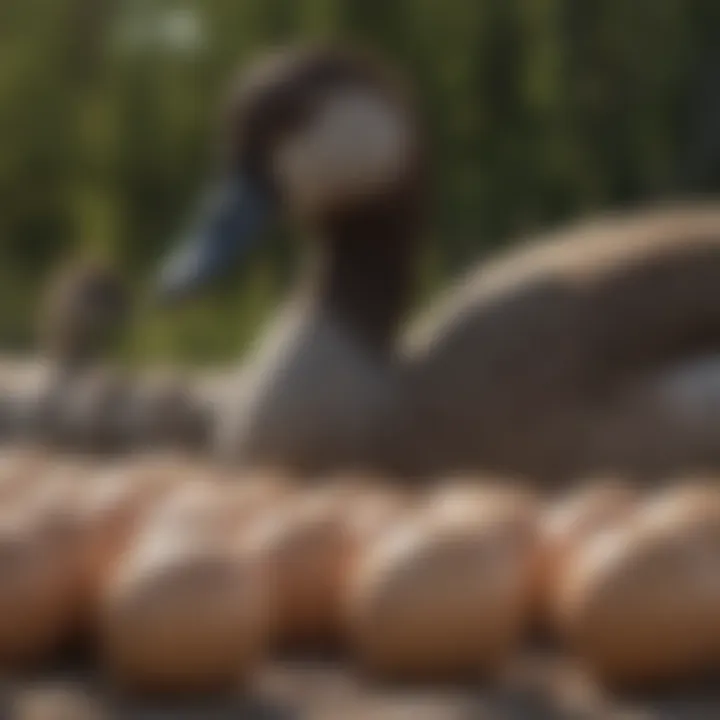 Canadian Goose Incubating Eggs