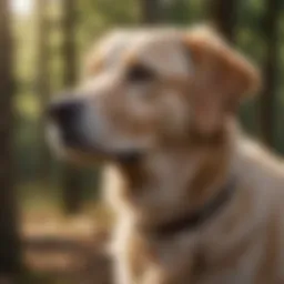 Elegant canine companion