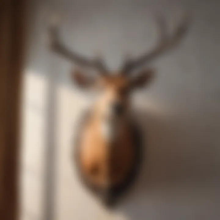Elegant Deer Head Sculpture