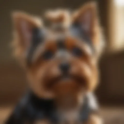 Elegant Purebred Yorkie