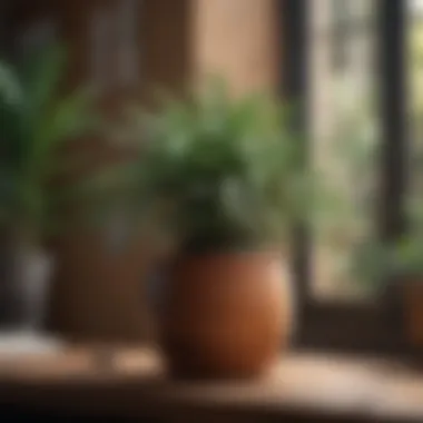 Stylish Natural Repellent Plant Natural mosquito repellent plant in a stylish pot