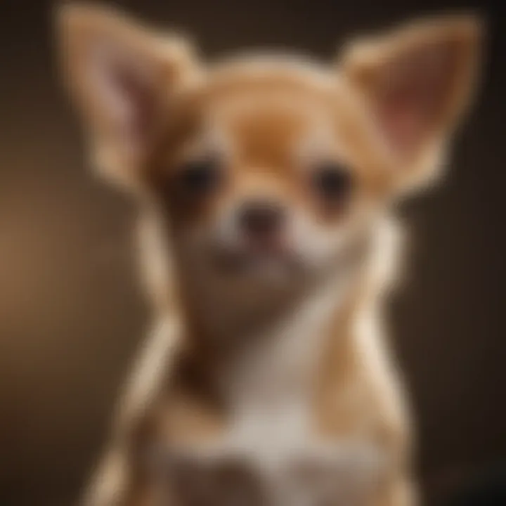 Chihuahua puppy showcasing its confident demeanor