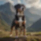 Entlebucher Mountain Dog showcasing athletic build