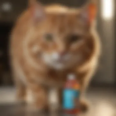 Enzyme Detergent Powerfully Eliminating Cat Urine Residue Enzyme Laundry Detergent in Action Removing Cat Urine