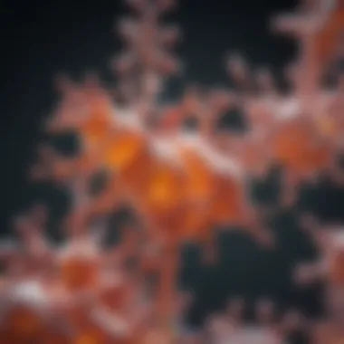 Microscopic View of Enzyme Molecule Structure Enzyme Molecule Structure under Microscope