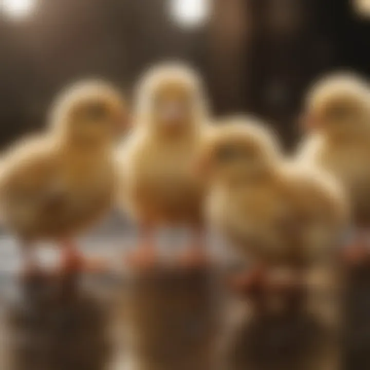 Healthy chicks in a supportive social environment