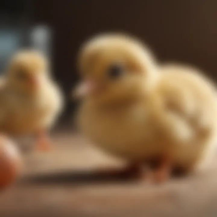 Veterinary care for young chicks