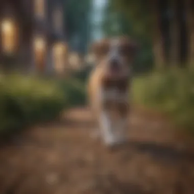 A dog enjoying a walk, demonstrating the benefits of joint supplements.