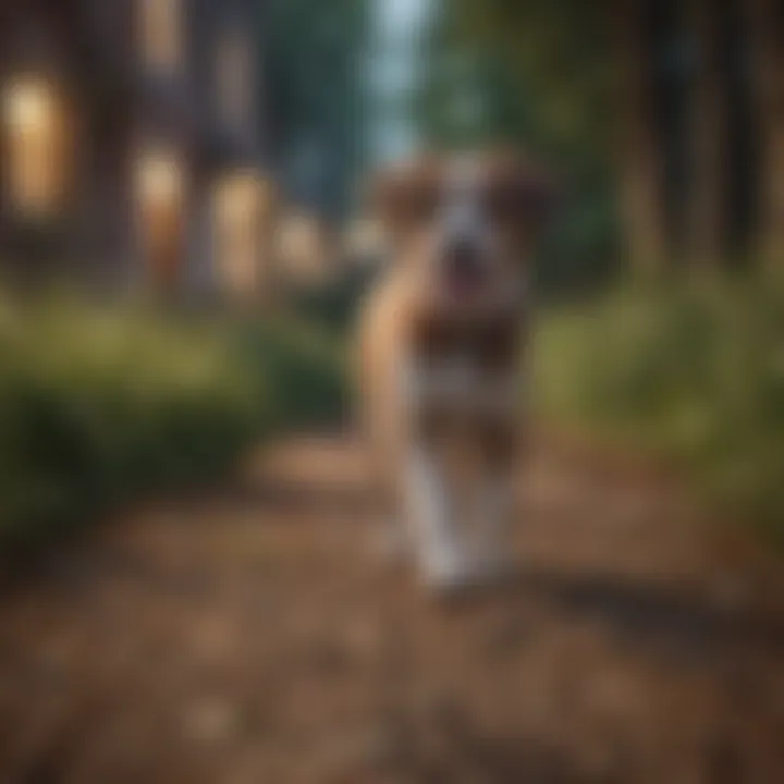 A dog enjoying a walk, demonstrating the benefits of joint supplements.