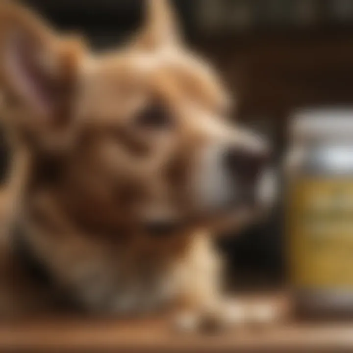 A pet owner reviewing feedback on Pethonesty products.
