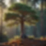 Exotic Cypress Tree in California