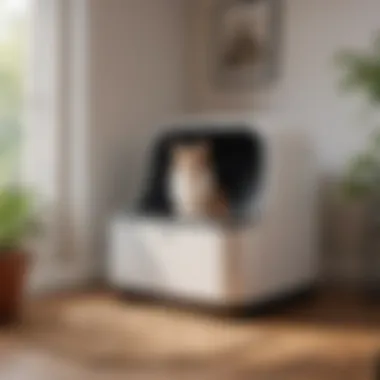 Stylish and Spacious Design A stylish and spacious extra large open top litter box for pets