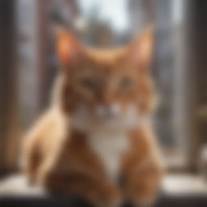 Prevention of potential accidents with window blocker for cats