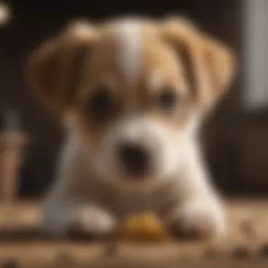 Natural Chew Treat Option for Puppies Puppy enjoying a natural chew treat