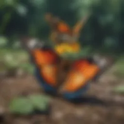 Colorful array of butterfly species showcasing diversity.