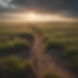 Vast prairie landscape in South Dakota