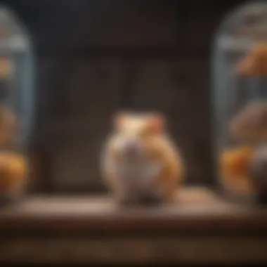 Space-Saving Luxury Compact multi-level hamster cage