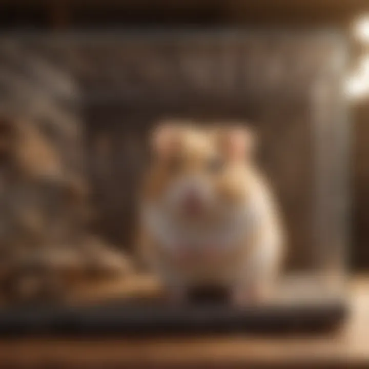 Affordable hamster cage with interactive features
