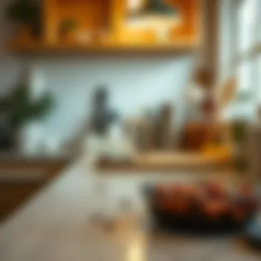 Pest-Free Kitchen Environment A clean kitchen counter free from pests