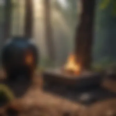 Cremation Process in a Serene Setting Cremation process in a serene setting