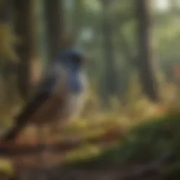 Feathered forager