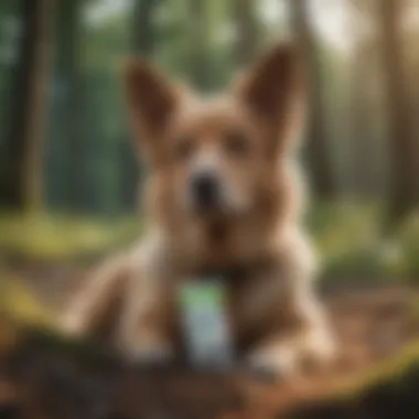 Sustainable Packaging of Dog Safe Wipes Eco-friendly packaging of dog safe wipes promoting sustainability