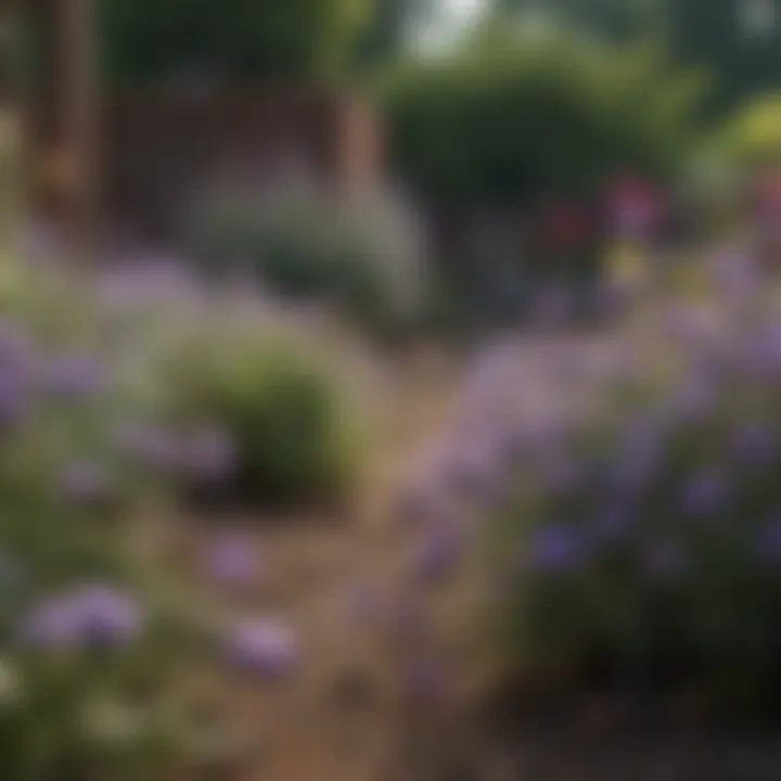 Gardening tips for cultivating dusty purple flowers in a backyard