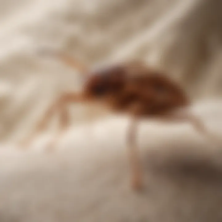 An illustration showing the intricate patterns on a bed bug's exoskeleton