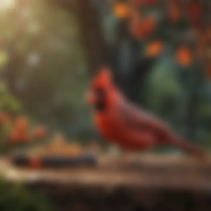 Colorful Cardinal Diet Diversity