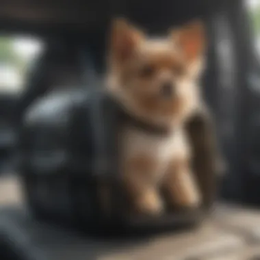 Small Dog in FAA Approved Carrier Traveling with a small dog in an FAA approved carrier