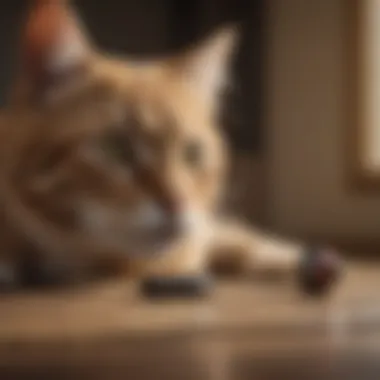 Sleek remote control cat toy with cutting-edge design